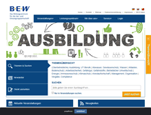 Tablet Screenshot of bew.de